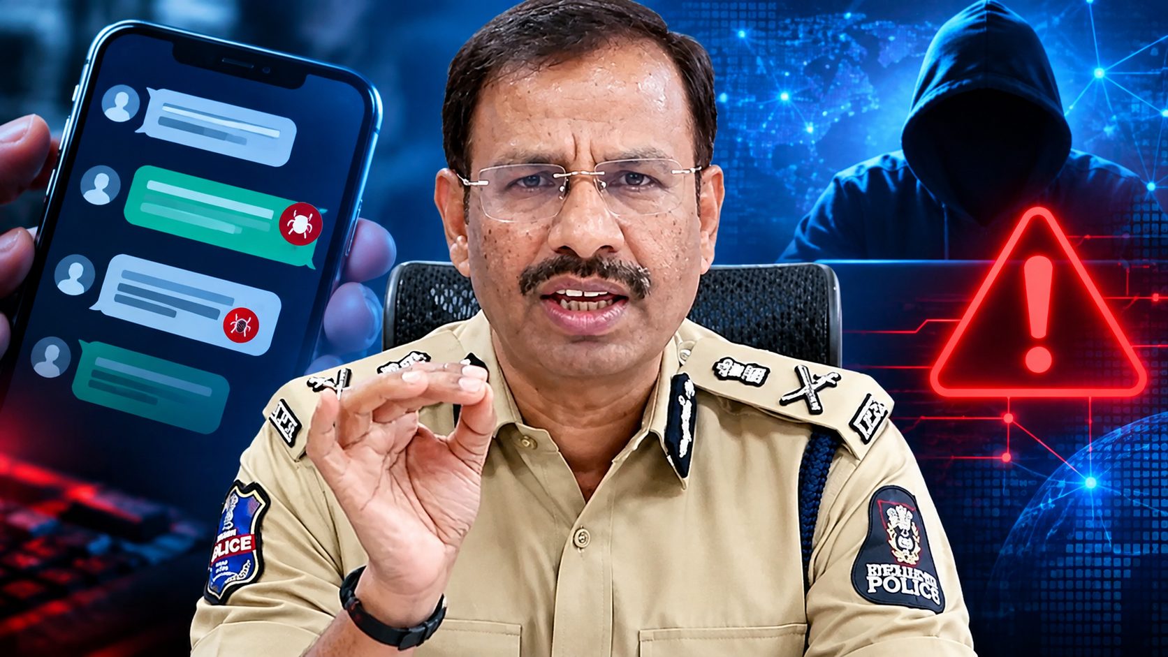 సైబర్ నేరగాళ్ల కొత్త పన్నాగం…ఆ సందేశాలకు రిప్లై ఇవ్వొద్దు…!అప్రమత్తంగా ఉండాలన్న కమీషనర్ సజ్జనార్ 
